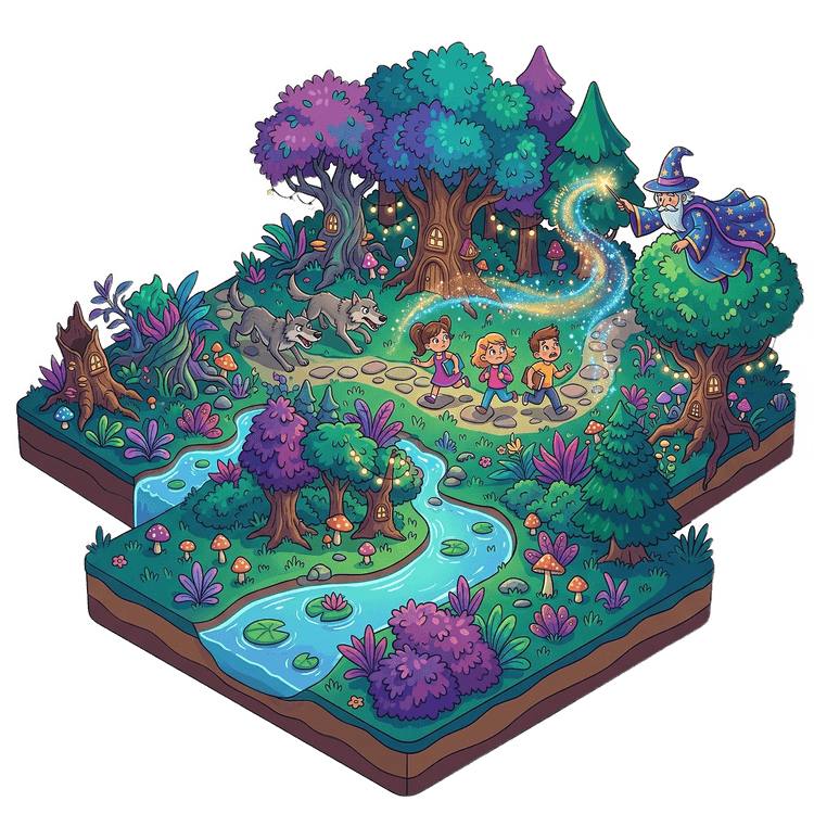 Magic story illustration